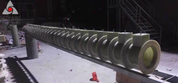 FRP manual ducting air volume control double flanged butterfly valve - Image 4