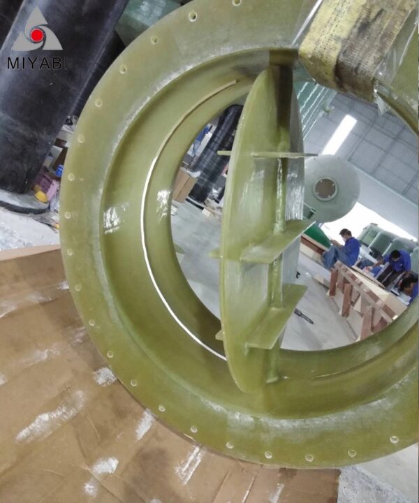 Fiberglass flanged butterfly valve - Image 3