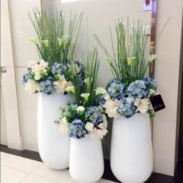 Custom fiberglass vases shell